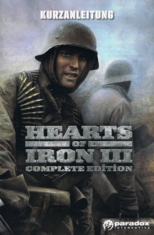 Manual for Hearts of Iron III: Complete Edition (Windows): Front
