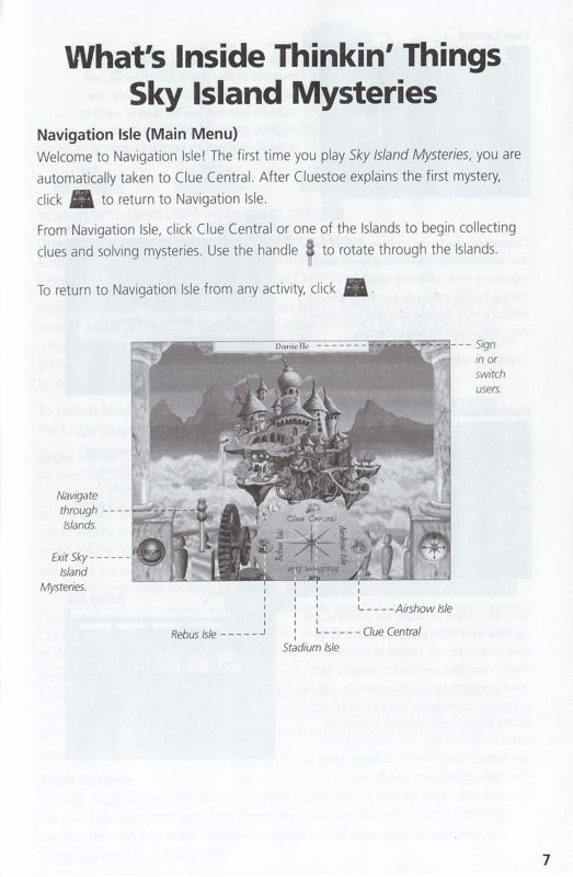 Manual for Thinkin' Things: Sky Island Mysteries (Macintosh and Windows and Windows 3.x): What's Inside