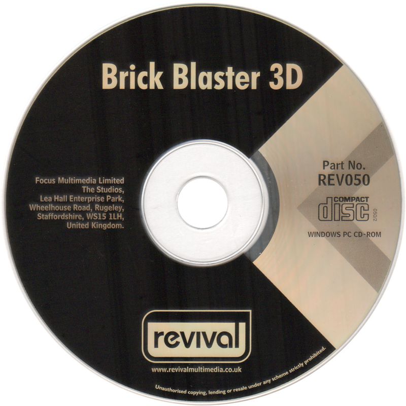 Media for 3DRT BrickBlaster (Windows)