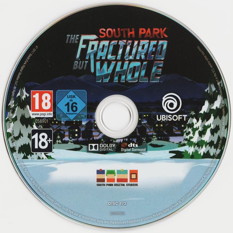 Media for South Park: The Fractured But Whole (Windows): Disc 1/3