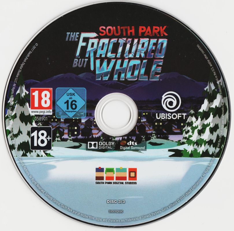 Media for South Park: The Fractured But Whole (Windows): Disc 3/3