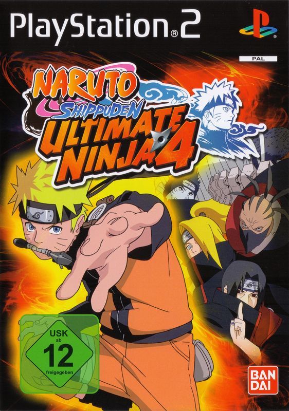 Jogo Ps2 Original Naruto Shippuden Ultimate Ninja 4 Completo