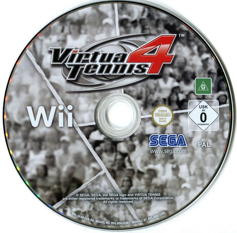 Media for Virtua Tennis 4 (Wii)