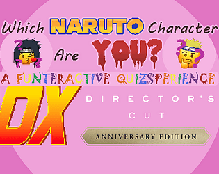 Front Cover for Which Naruto Character Are You?: A Funteractive Quizsperience (Windows) (Itch.io release)