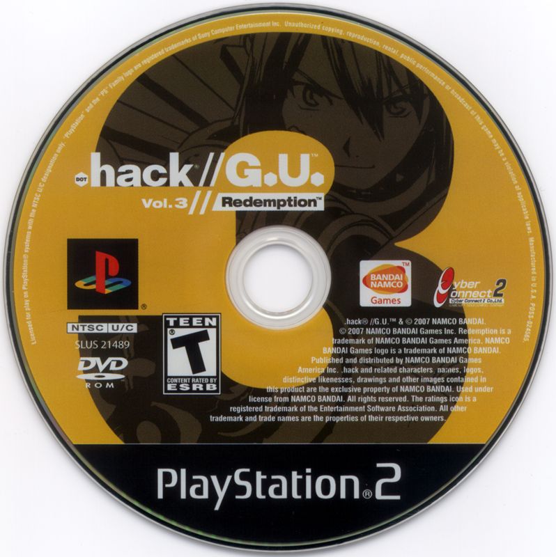 Media for .hack//G.U. Vol. 3//Redemption (PlayStation 2)