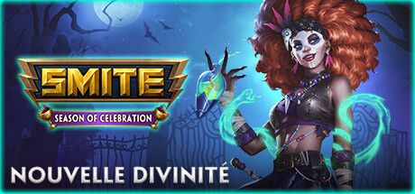 Front Cover for Smite: Battleground of the Gods (Windows) (Steam release): Season of Celebration / Maman Brigitte version (French version)