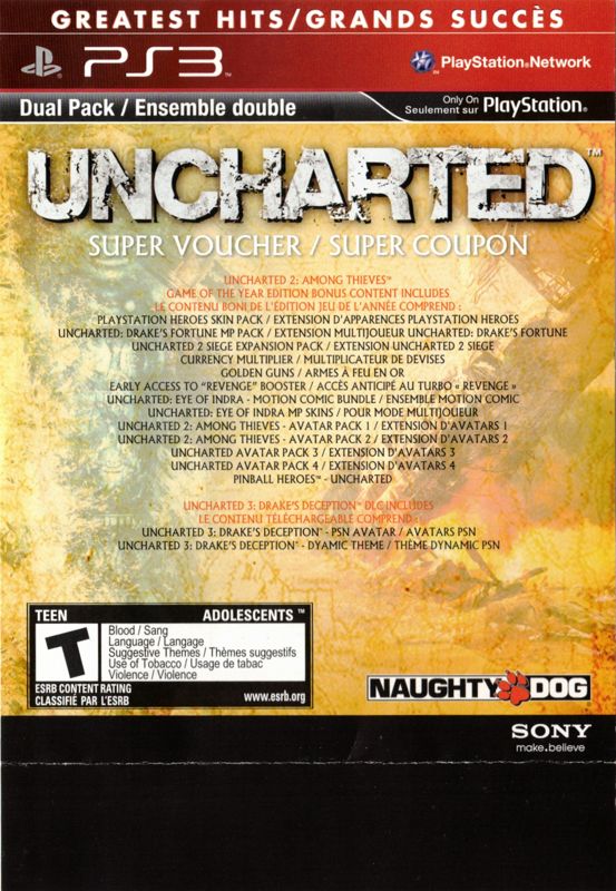  UNCHARTED 2: Among Thieves - Game of The Year Edition