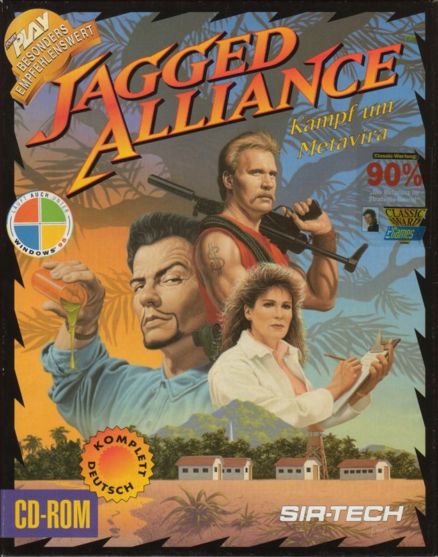 Jagged Alliance cover or packaging material MobyGames