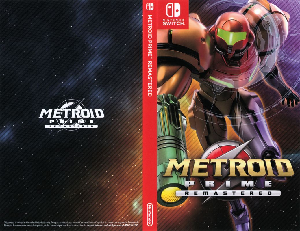 Inside Cover for Metroid Prime: Remastered (Nintendo Switch)