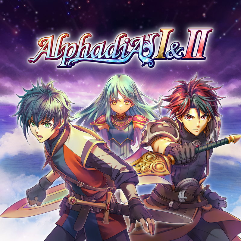 Front Cover for Alphadia I & II (PlayStation 4 and PlayStation 5) (download release)