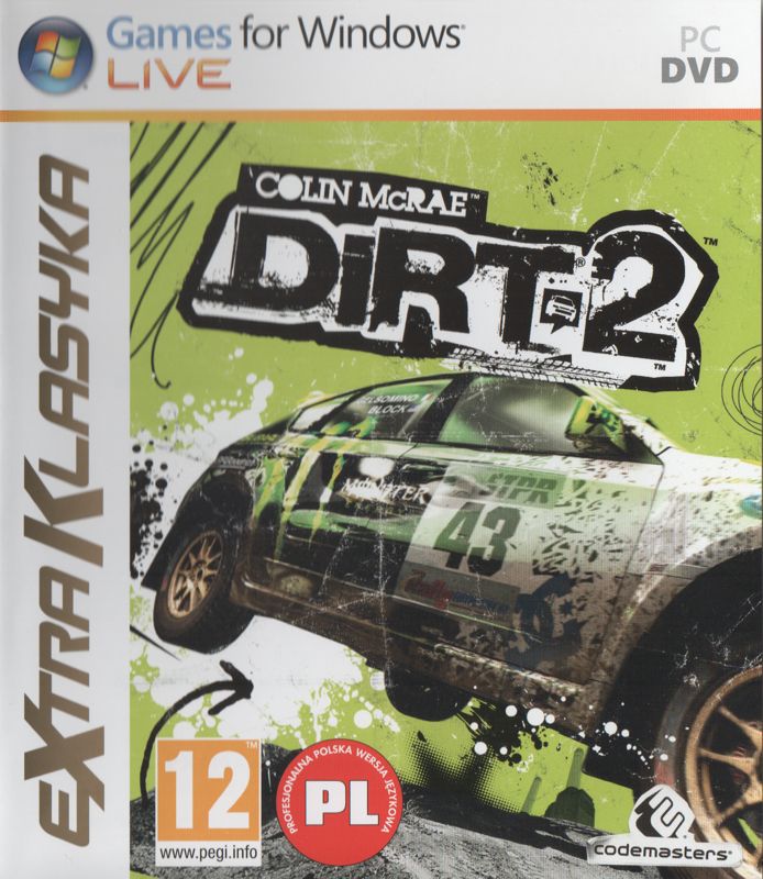 Front Cover for DiRT 2 (Windows) (eXtra Klasyka release)