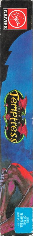 Spine/Sides for Lure of the Temptress (DOS): Left