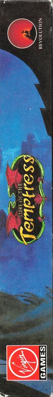 Spine/Sides for Lure of the Temptress (DOS): Right