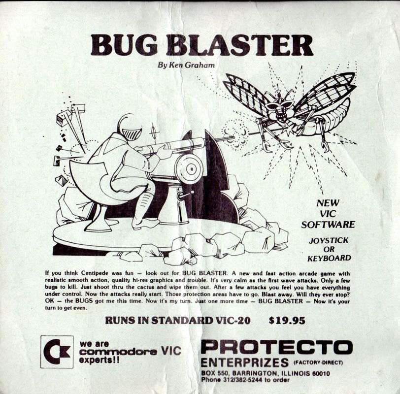 Bug Blaster (1982) MobyGames