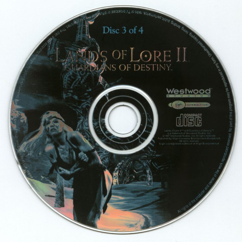 Media for Lands of Lore: Guardians of Destiny (DOS and Windows): Disc 3