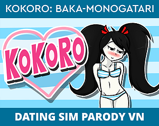 Front Cover for Kokoro: Baka-Monogatari (Windows) (Itch.io release)
