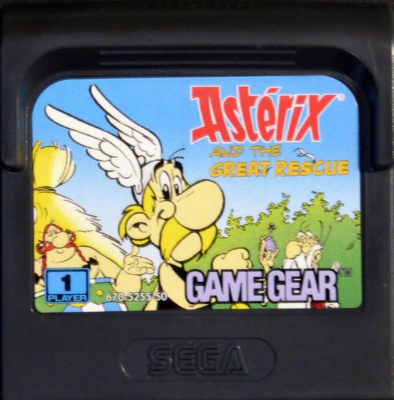 Media for Astérix and the Great Rescue (Game Gear)