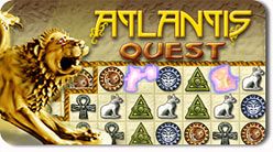 Front Cover for Atlantis Quest (Windows) (MSN Games / Oberon Games release)