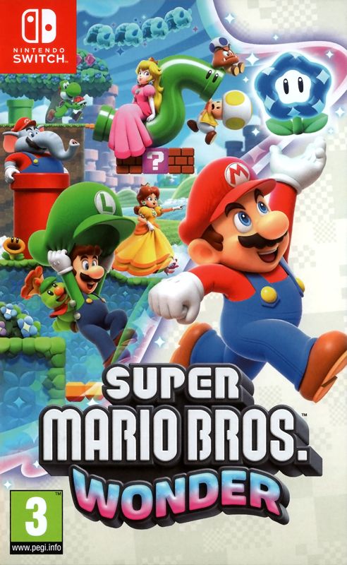 Front Cover for Super Mario Bros. Wonder (Nintendo Switch)