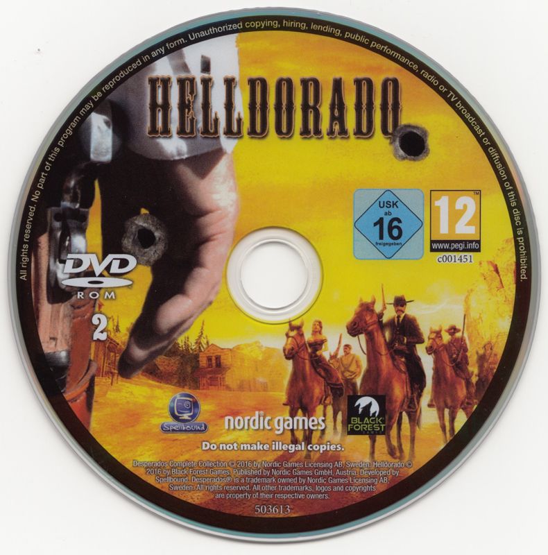 Desperados: Wanted Dead or Alive cover or packaging material - MobyGames