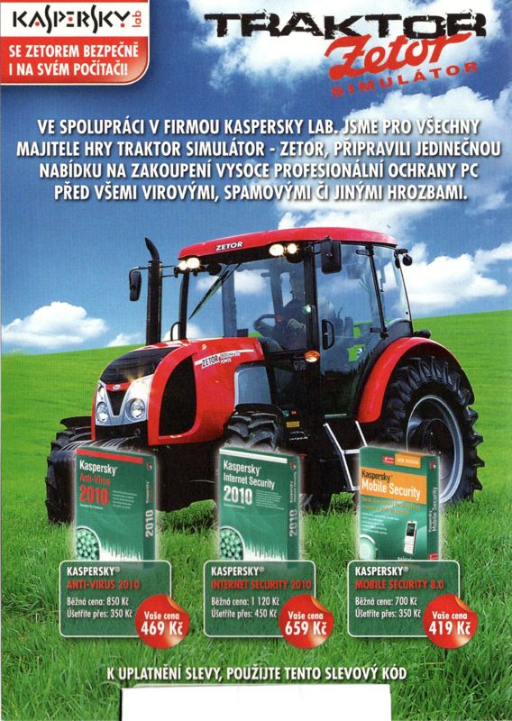 Advertisement for Farming Simulator 2009 (Windows) (TopCD release): TopCD' flyer - Front 5/5