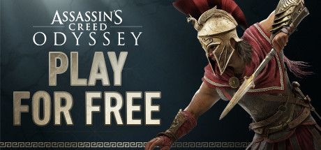 Front Cover for Assassin's Creed: Odyssey (Windows) (Steam release): March 2020, "Play For Free" version