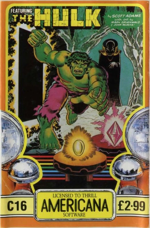 Front Cover for The Hulk (Commodore 16, Plus/4)