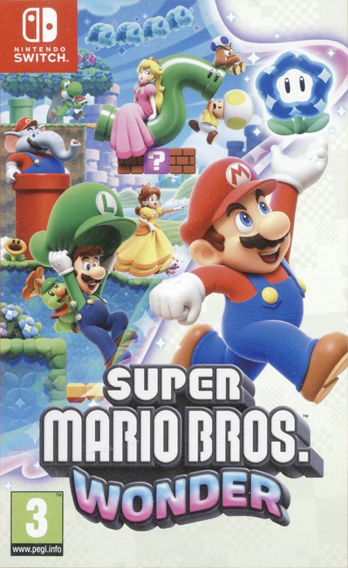 Front Cover for Super Mario Bros. Wonder (Nintendo Switch)