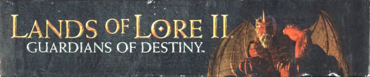 Spine/Sides for Lands of Lore: Guardians of Destiny (DOS and Windows): Top