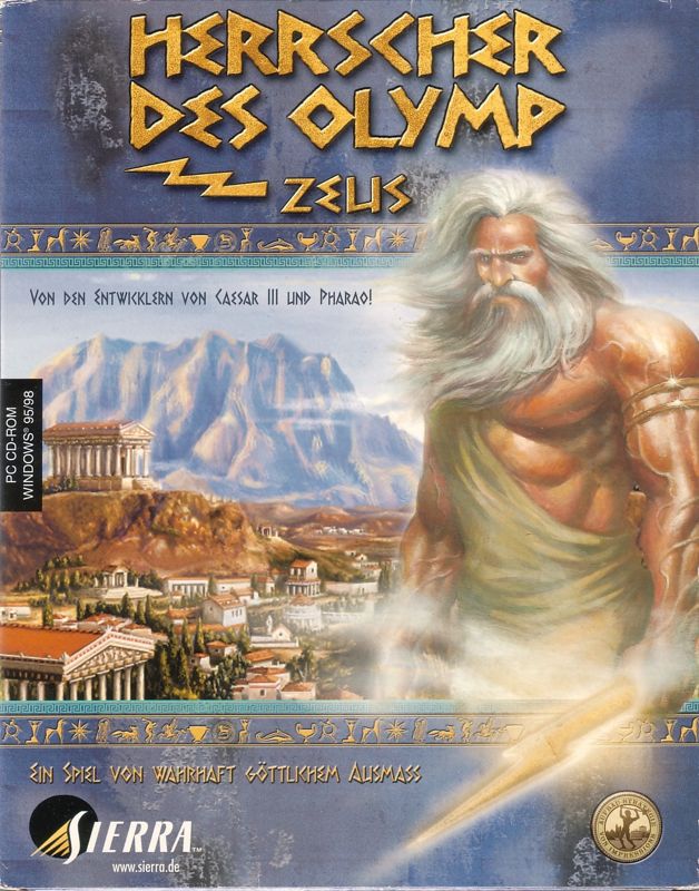 Zeus Master of Olympus cover or packaging material MobyGames