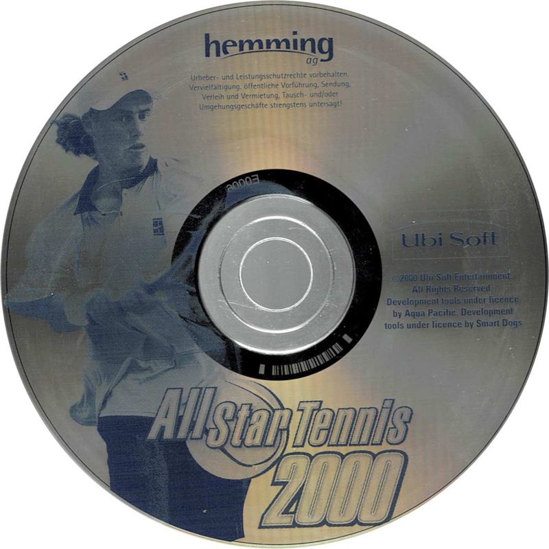 Media for All Star Tennis 2000 (Windows) (Hemming Verlag release)