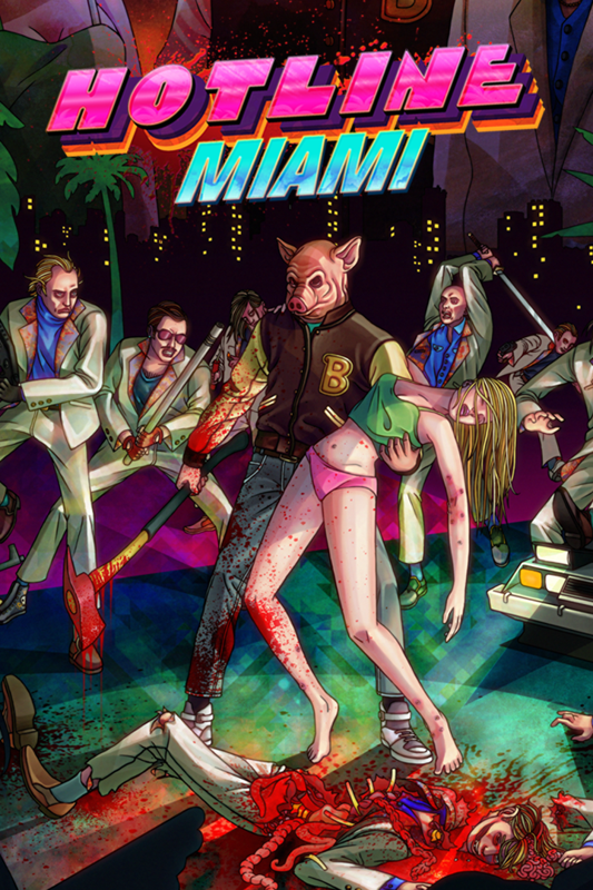 Front Cover for Hotline Miami (Xbox Series) (download release)