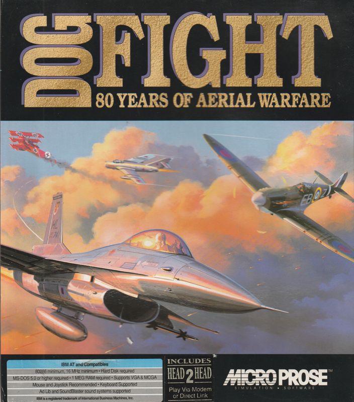 Front Cover for Air Duel: 80 Years of Dogfighting (DOS)