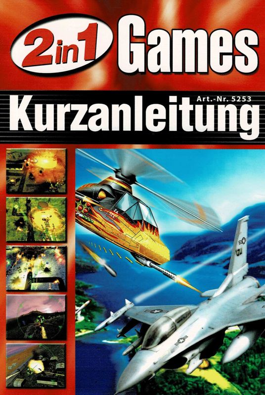 Manual for 2 in 1 Games: Helicopter & Jetfighter (Windows) (Alternate Front Cover): Front
