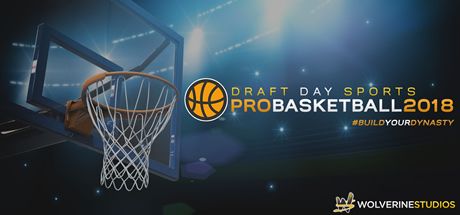 Front Cover for Draft Day Sports: Pro Basketball 2018 (Windows) (Steam release)