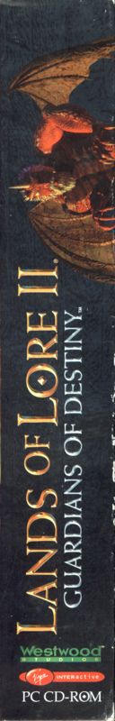 Spine/Sides for Lands of Lore: Guardians of Destiny (DOS and Windows): Right