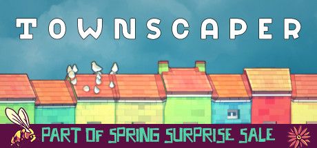Front Cover for Townscaper (Macintosh and Windows) (Steam release): Spring Surprise Sale 2022 edition