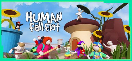 Front Cover for Human: Fall Flat (Macintosh and Windows) (Steam release; after Linux support was discontinued): Curve Games Winter Sale 2022 edition