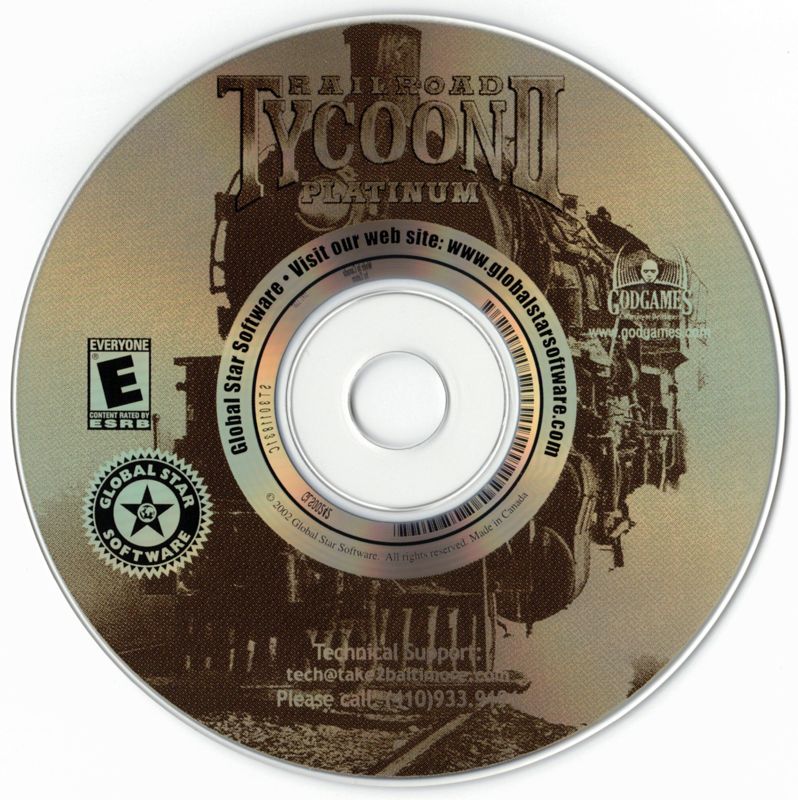 Media for Railroad Tycoon II: Platinum (Windows) (Budget release)