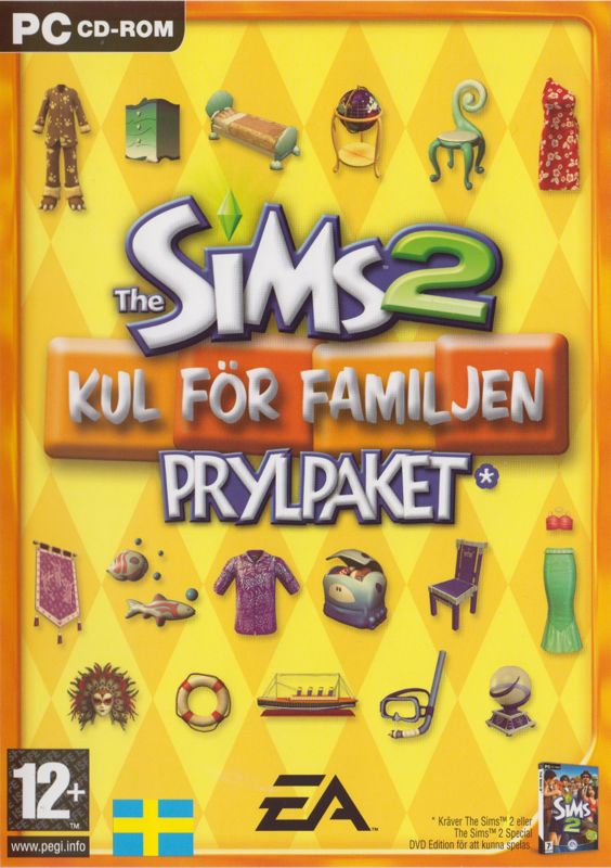 Front Cover for The Sims 2: Family Fun Stuff (Windows)