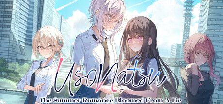 Front Cover for UsoNatsu: The Summer Romance Bloomed From a Lie (Windows) (Steam release)