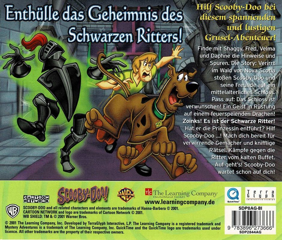 Back Cover for Scooby-Doo!: Phantom of the Knight (Windows)