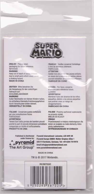 Extras for Super Mario Bros. Wonder (Nintendo Switch): Pre-order Bonus - Key Chain - Back