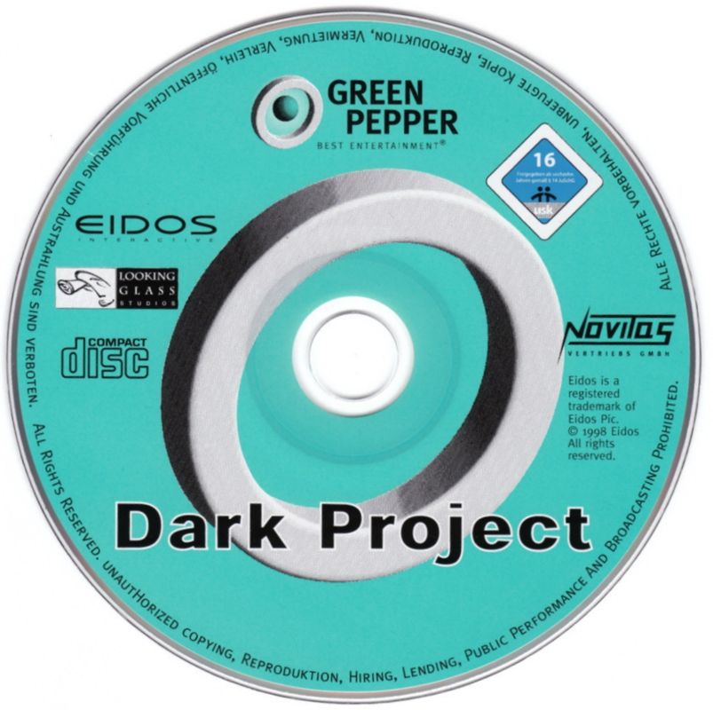 Media for Thief: The Dark Project (Windows) (Green Pepper release)