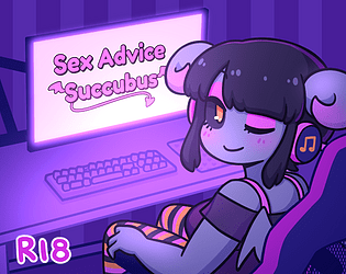 Front Cover for Sex Advice Succubus (Android and Linux and Macintosh and Windows) (itch.io release)
