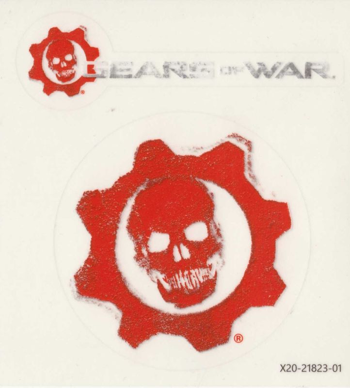 Extras for Gears of War: Ultimate Edition (Xbox One): Gears of War logo stickers
