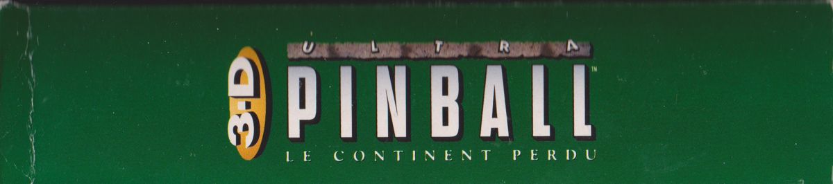 Spine/Sides for 3-D Ultra Pinball: The Lost Continent (Macintosh and Windows and Windows 3.x): Top