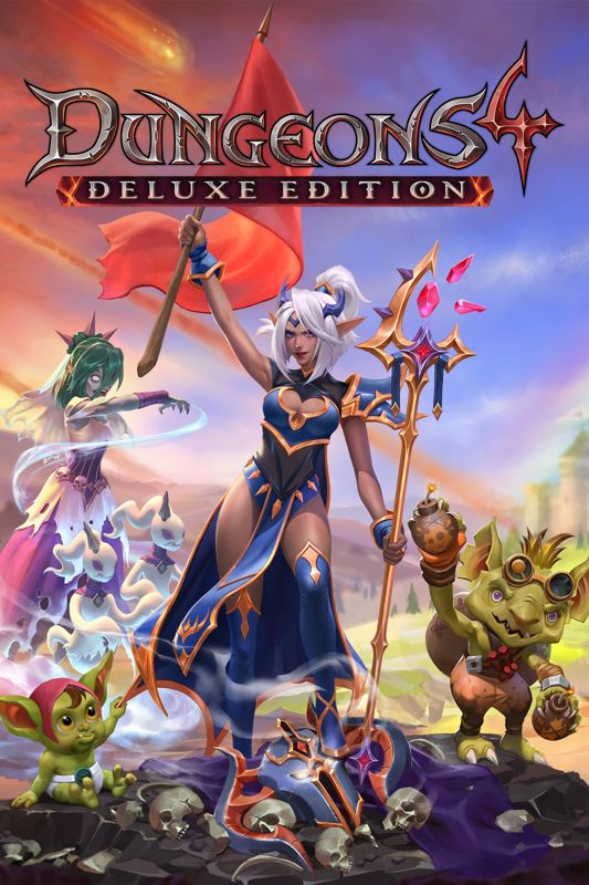 Front Cover for Dungeons 4: Deluxe Edition (Windows Apps and Xbox Series) (download release)
