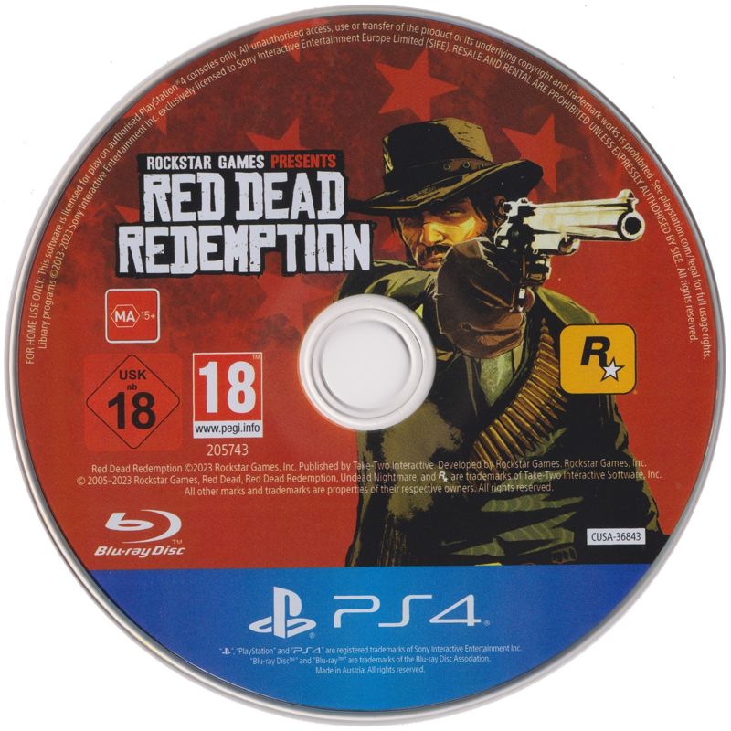 Red Dead Redemption cover or packaging material - MobyGames