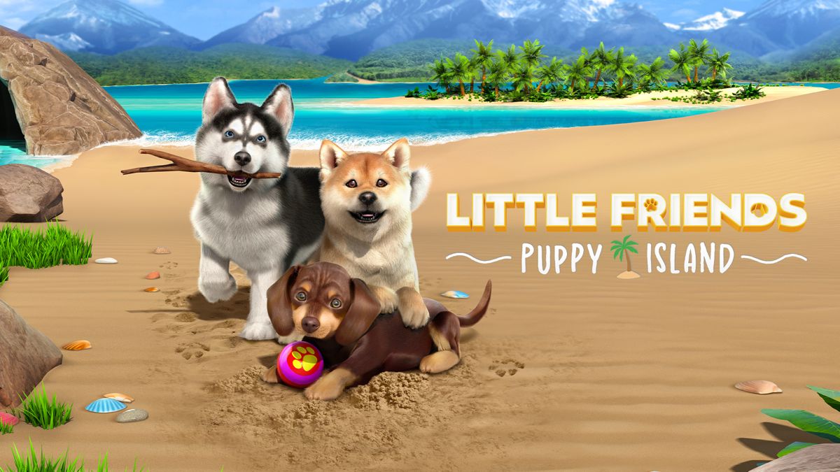 Front Cover for Little Friends: Puppy Island (Nintendo Switch) (download release)
